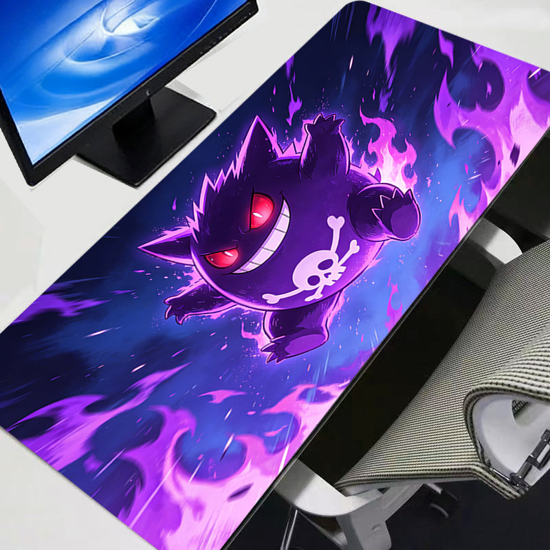 Gaming Keyboard Noise - Mouse Pad Gengar Pokemon Pikachu Anime