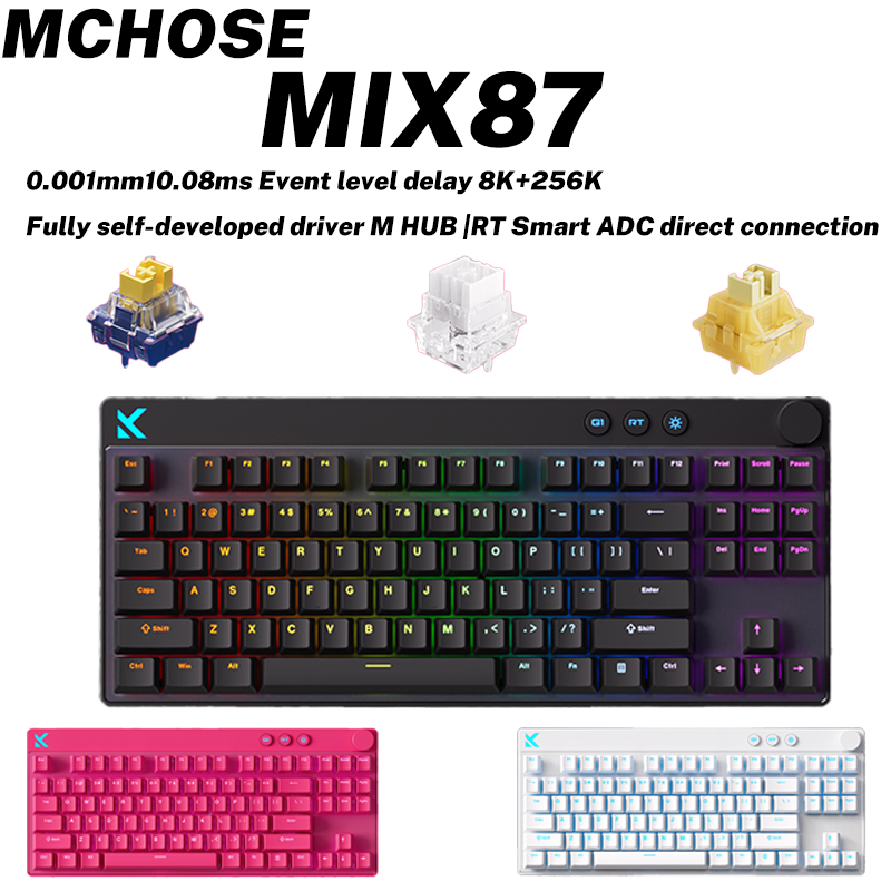 Gaming Keyboard Expensive - MCHOSE MIX87 Magnetic Swtich Keyboard Wired