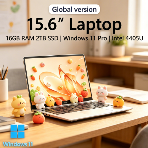 Gaming Keyboard 2026 - Quintessential 2026 Ultralight Laptop 15.6 16GB