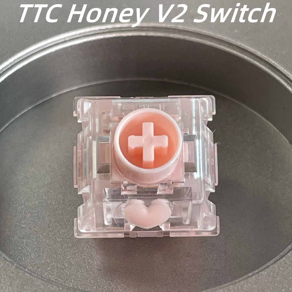 Keyboard Gaming Transparent - TTC Honey V2 Keyboard Switch 5-Pin