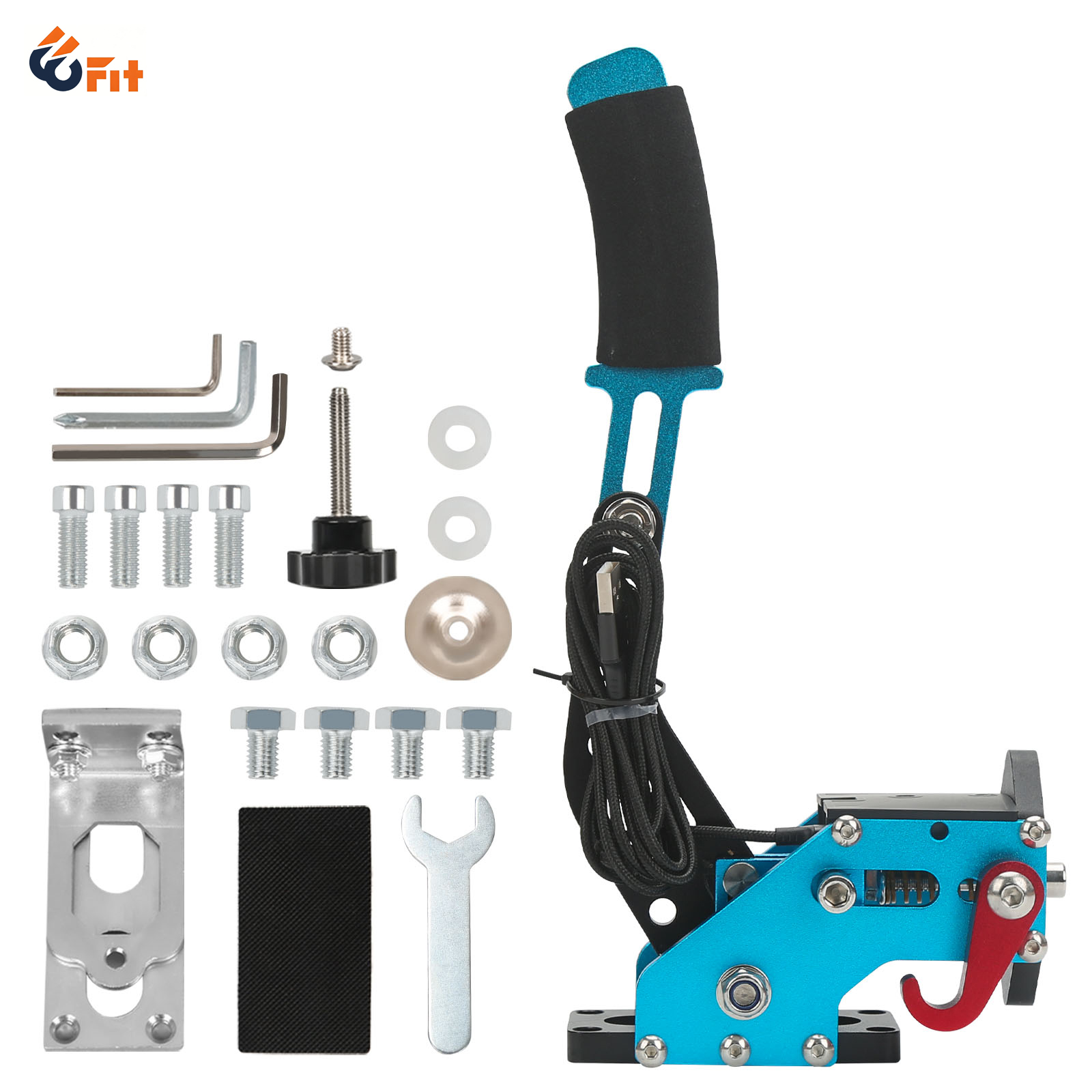 Gaming Keyboard Hall Effect - USB Handbrake Kit with Clamp PC