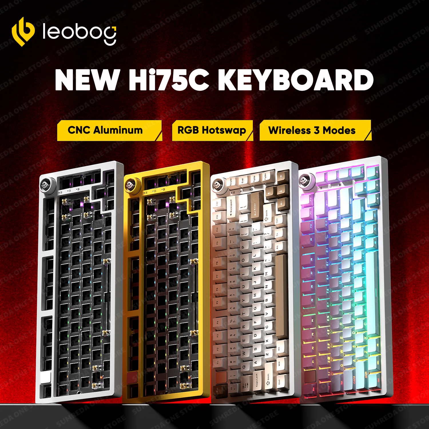 Gaming Keyboard Typewriter - Leobog Hi75C Hi75 Hi75C Pro Aluminum