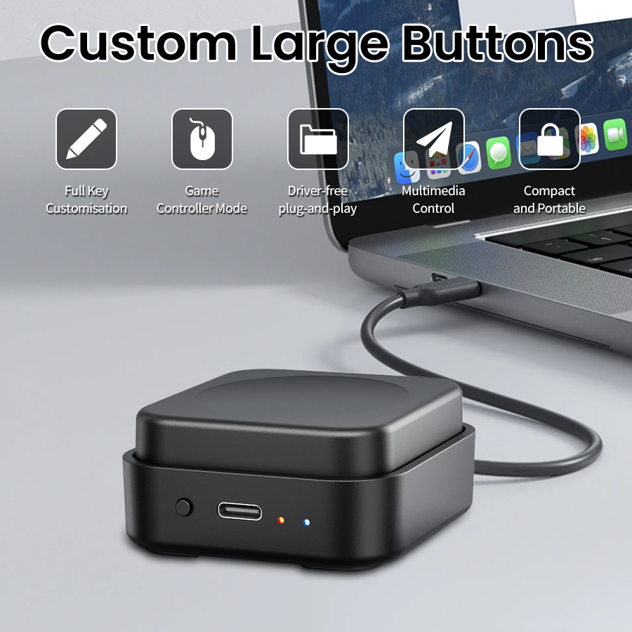 Keyboard Gaming Mac - Triple Mode Wired/Bluetooth/2.4G Wireless Mini Keyboard