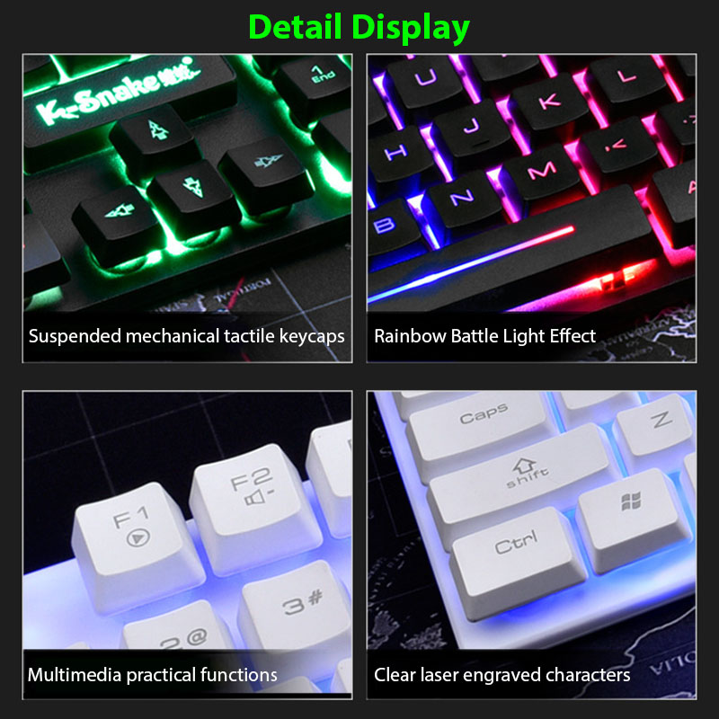 KM320 Keyboard And Mouse Set W - Gaming Keyboard Mouse Combo reseña y precio