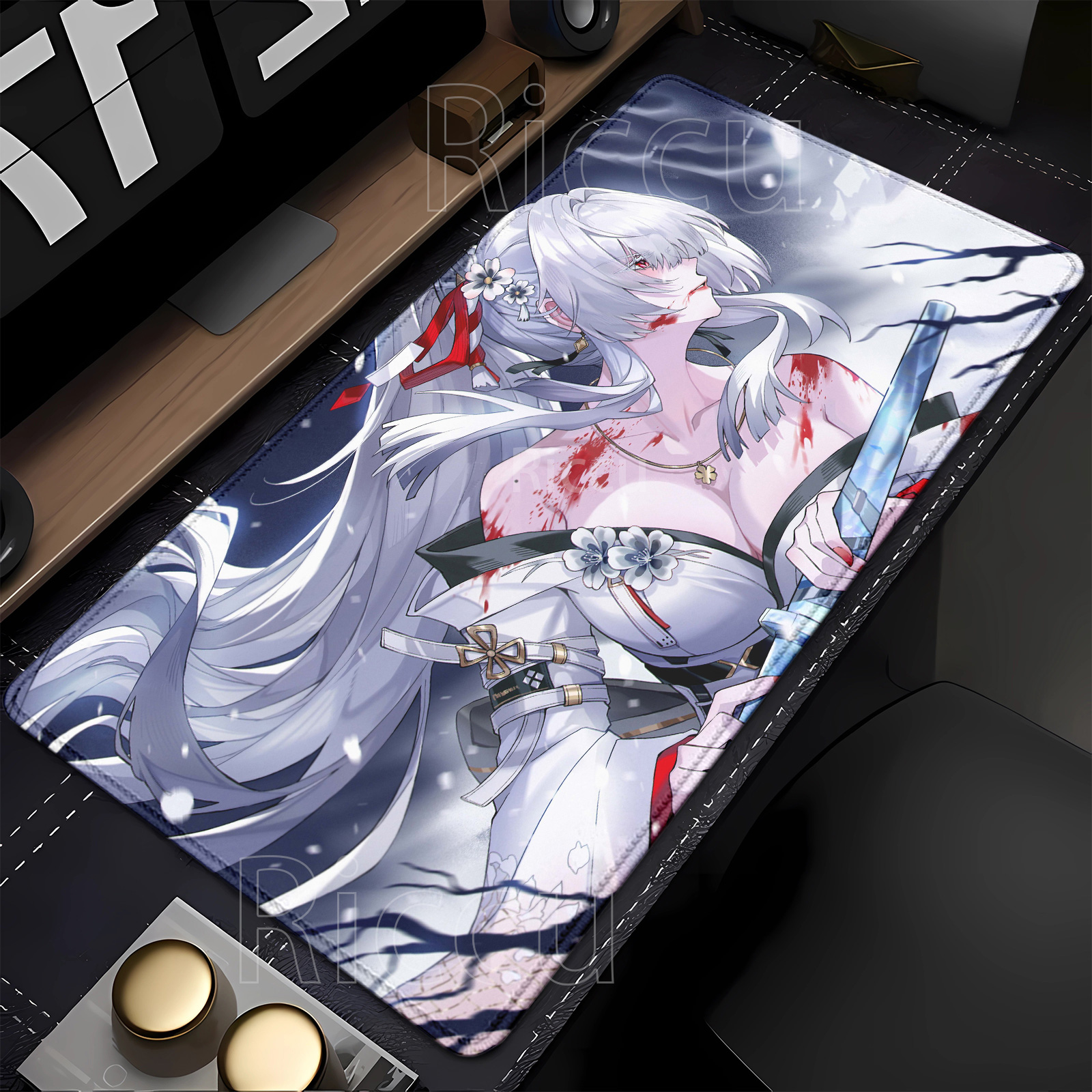 400x900mm Mousepad Hiyuki Wuth - Gaming Keyboard Typewriter reseña y precio