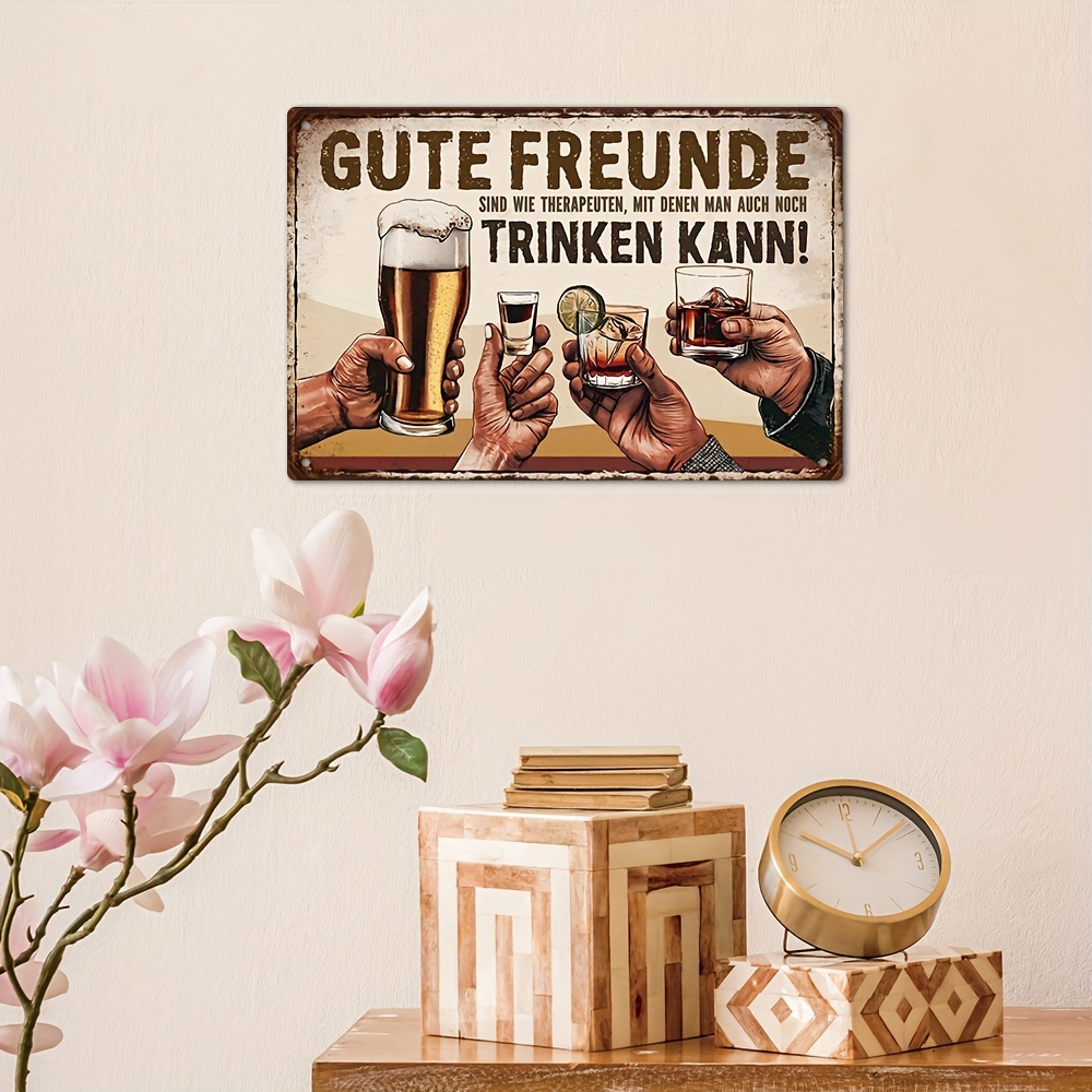 German Vintage Metal Sign, Goo - Brass Weight Plate reseña y precio