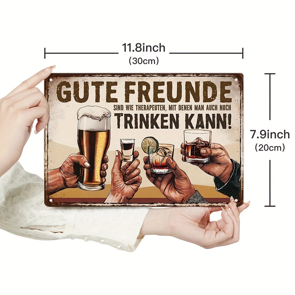 German Vintage Metal Sign, Goo - Brass Weight Plate reseña y precio