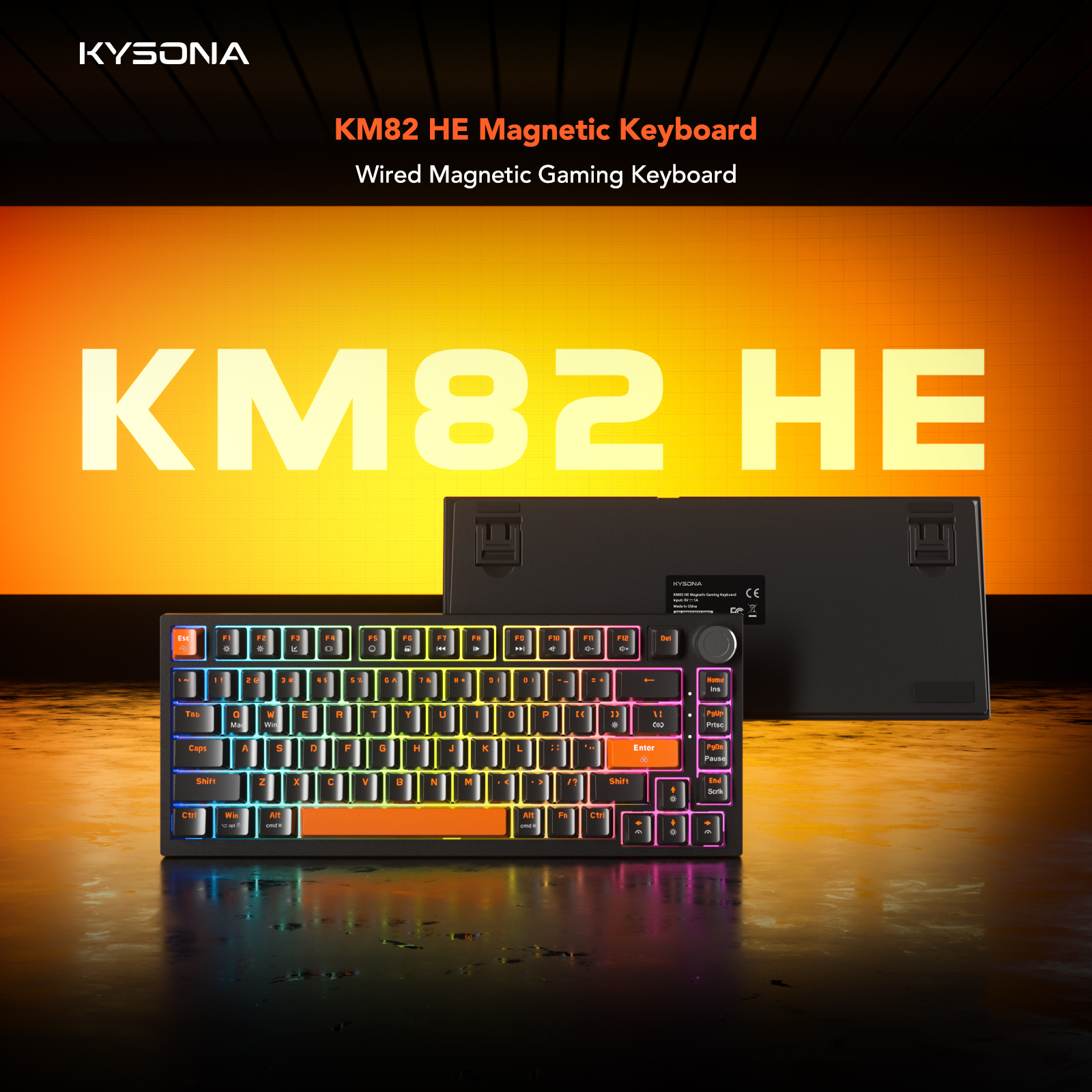KYSONA KM82 HE Wired Gaming Ke - Gaming Keyboard Expensive reseña y precio