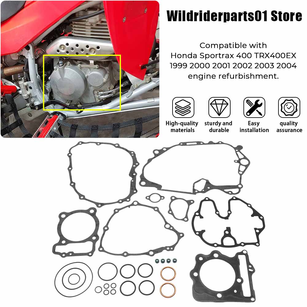 For Honda Sportrax 400 TRX400E - Gasket Mount Kit reseña y precio
