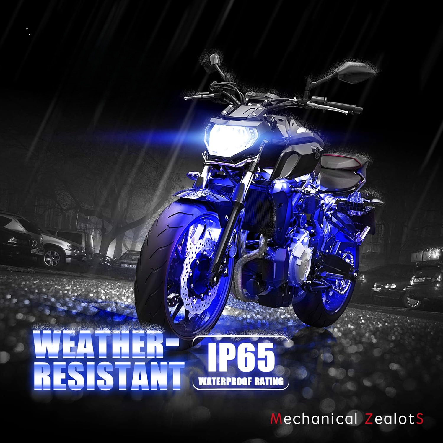 8Pcs Motorcycle LED Light Kit, - Rgb Underglow Strip reseña y precio