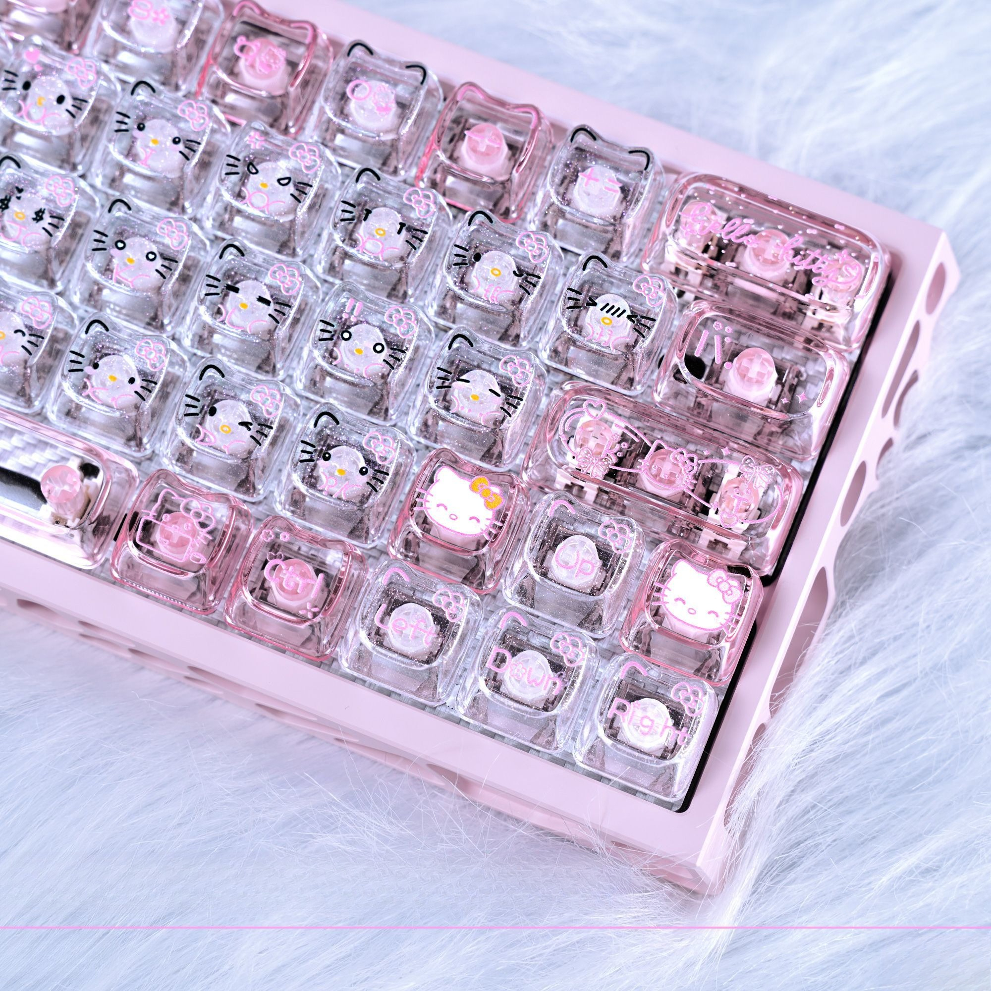 Anime Sanrio Hello Kitty Trans - Keyboard Gaming Transparent reseña y precio