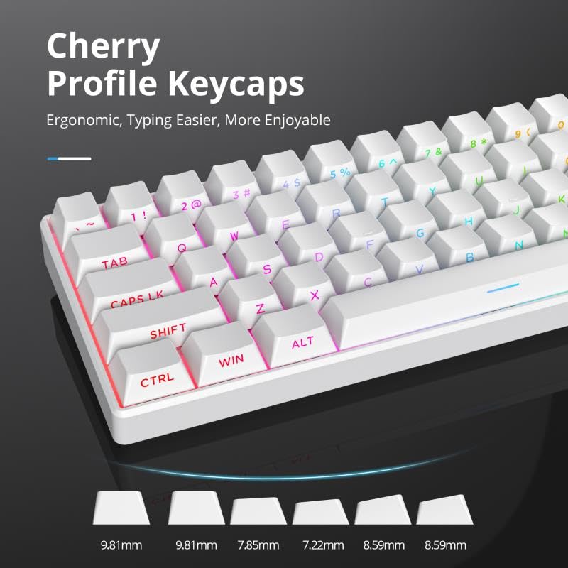 134 Keys Double Shot PBT Keyca - Keyboard Gaming Black reseña y precio
