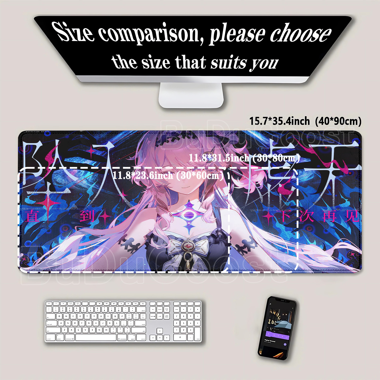 Kawaii Anime Girl Denia Wuther - Gaming Keyboard Typewriter reseña y precio