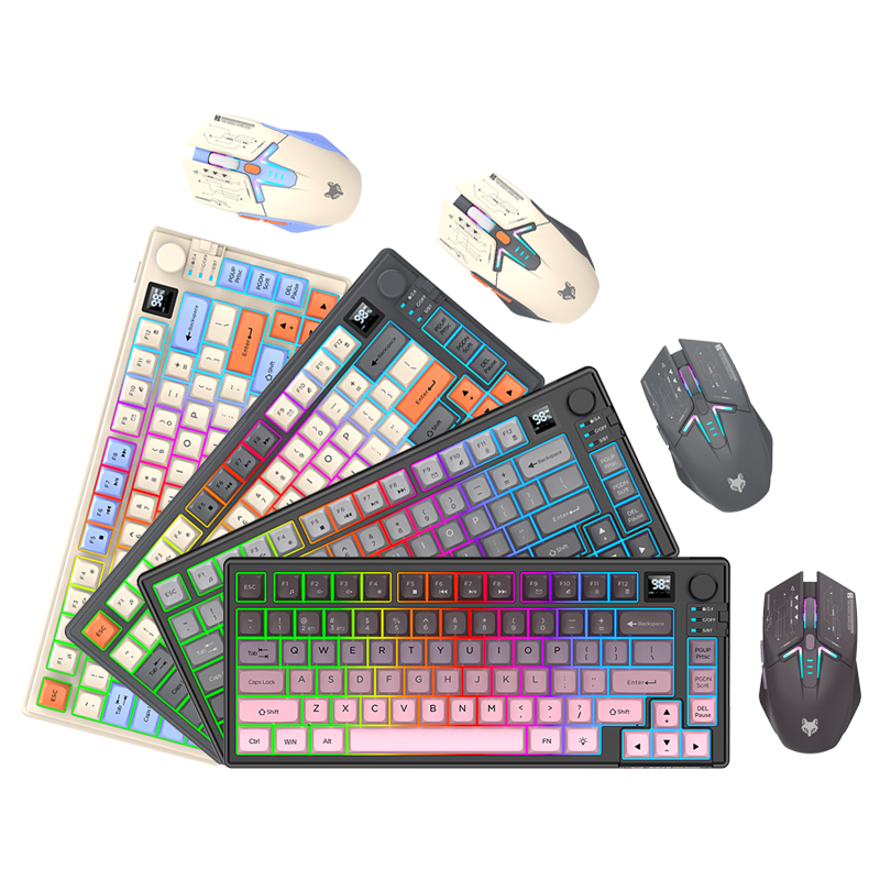New Dual-Mode 80 Keys Wireless - Gaming Keyboard Mouse Combo reseña y precio