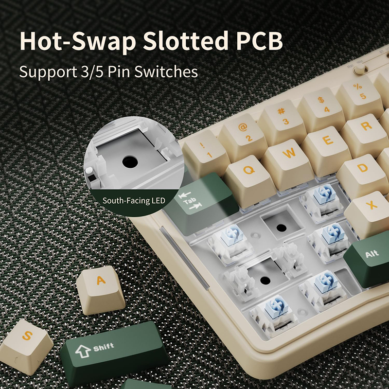 Ajazz AK35I V3/V4 MAX Tri-mode - Keyboard Gaming Mac reseña y precio