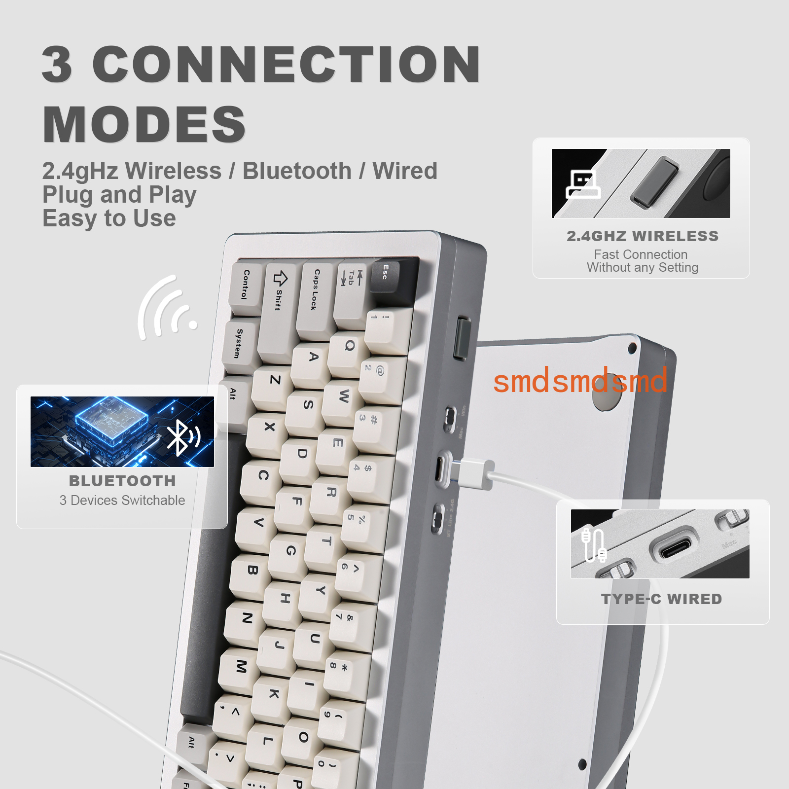 AL71 Silver CNC Aluminum Mecha - Keyboard Gaming Mac reseña y precio