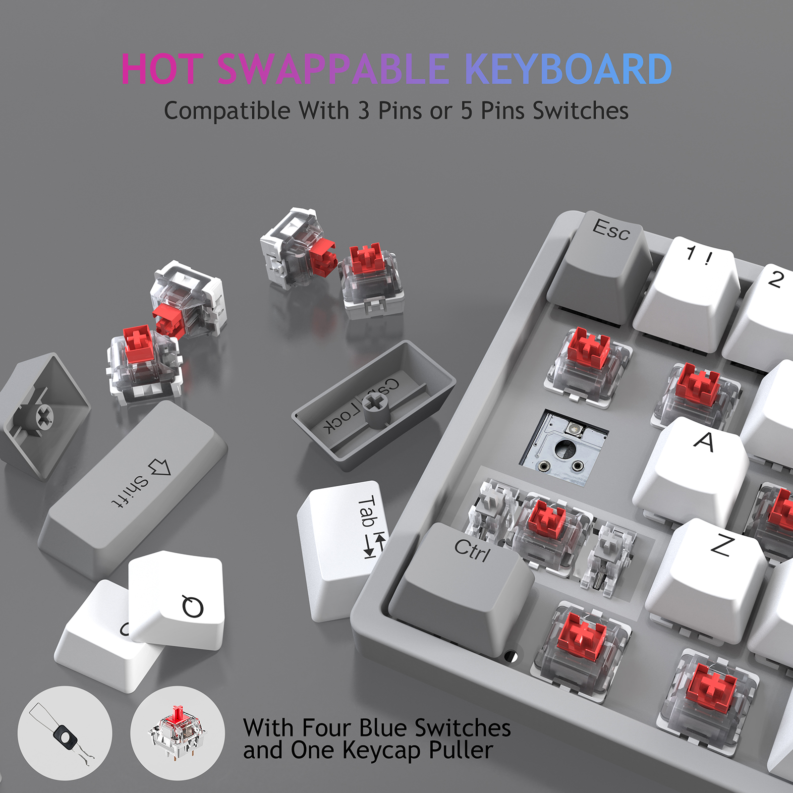 AULA F3261 RGB effect USB Mini - Gaming Keyboard Expensive reseña y precio