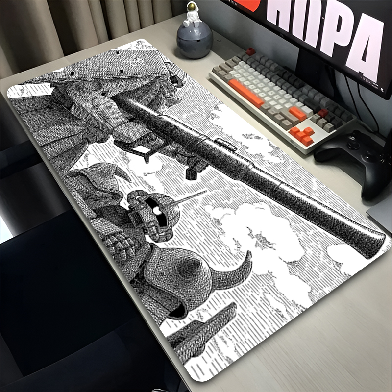 Black and white Mouse Pad Game - Keyboard Gaming Black reseña y precio