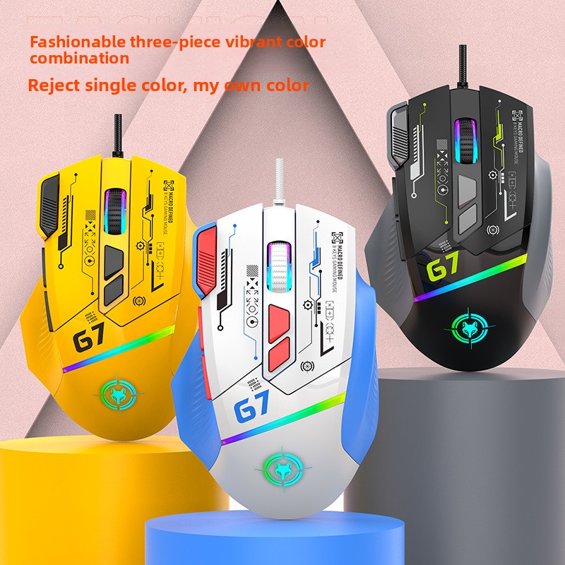 G6 Wired Gaming Mouse 128000DP - Gaming Keyboard 1 Hand reseña y precio