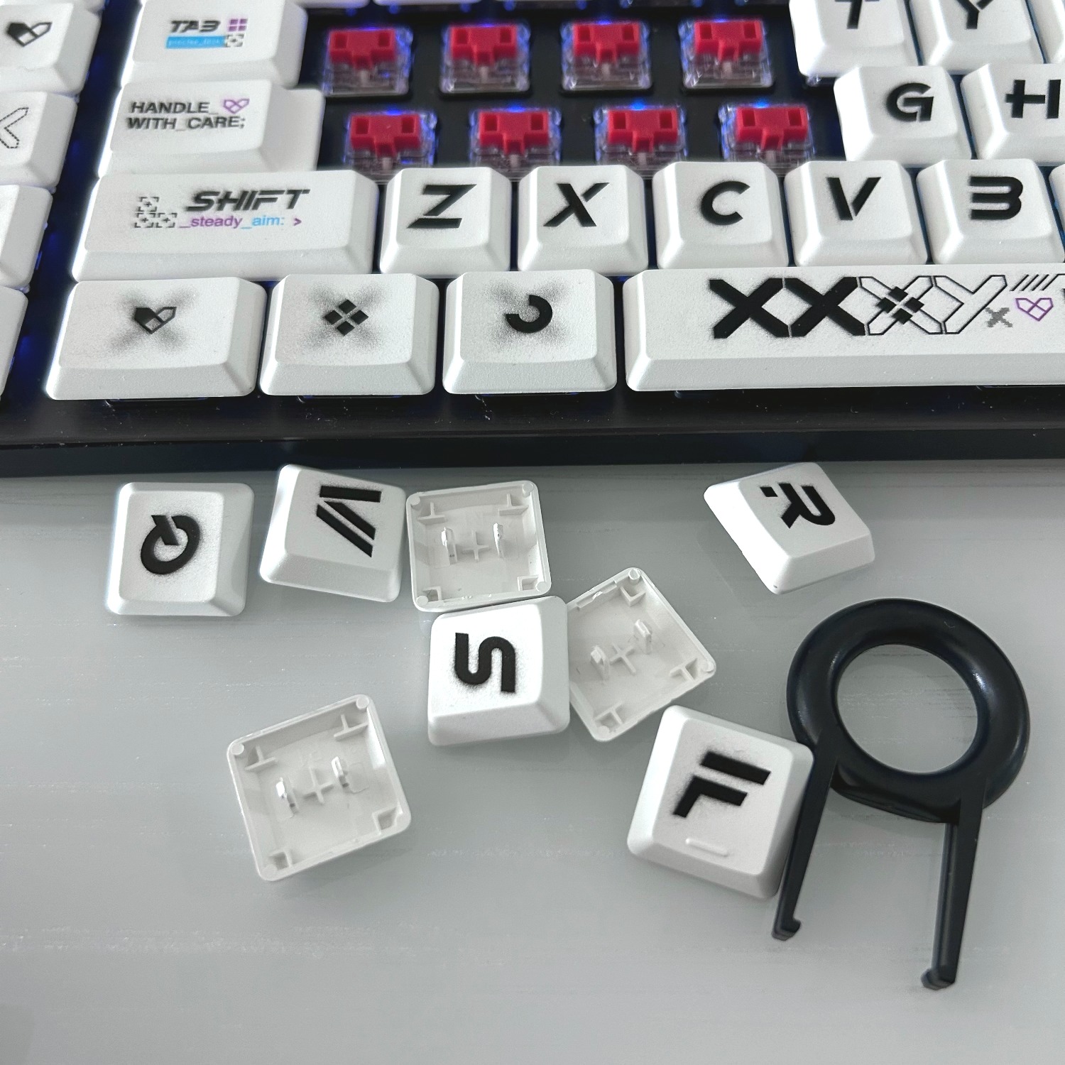 DIY PBT keycaps suitable for L - Gaming Keyboard Tkl reseña y precio