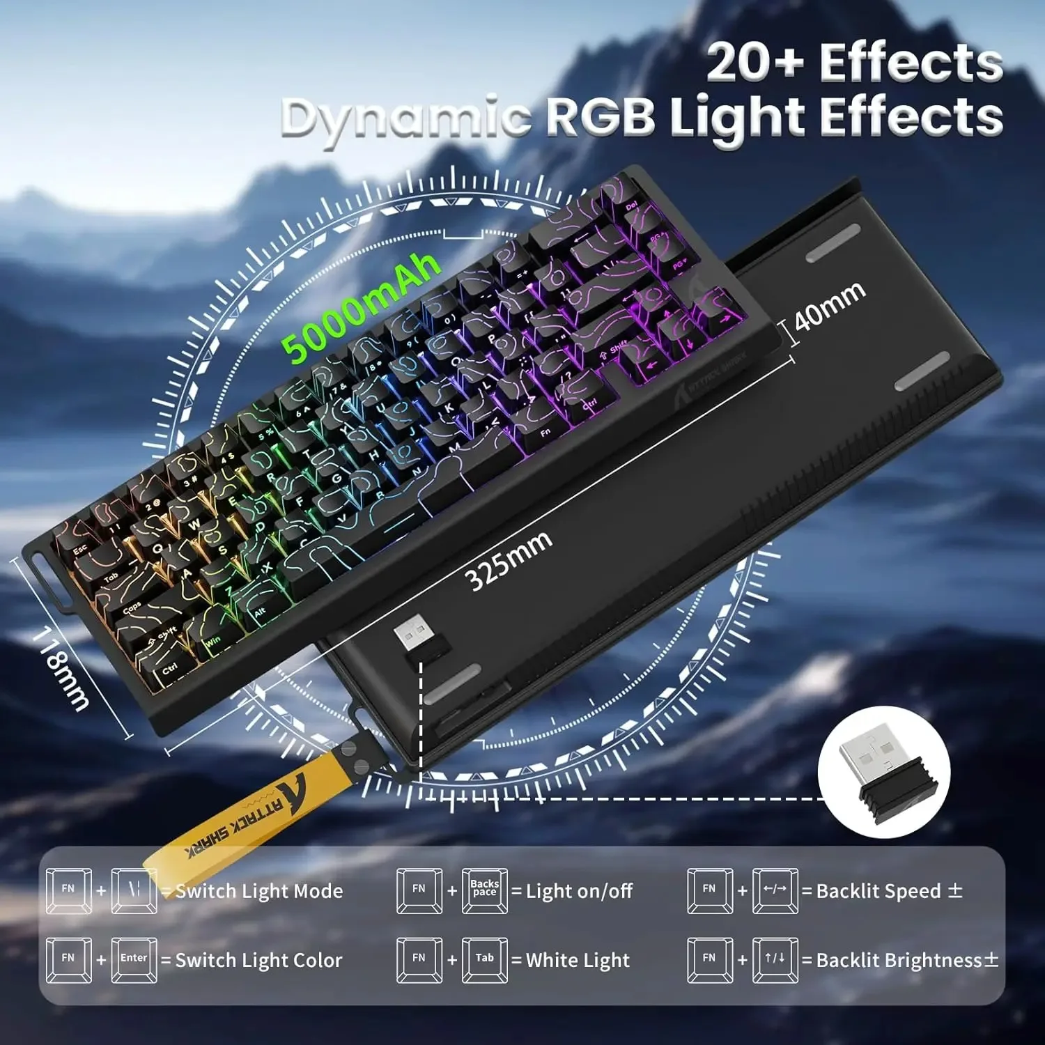 Attack Shark X68PRO HE Wireles - Keyboard Gaming Mac reseña y precio