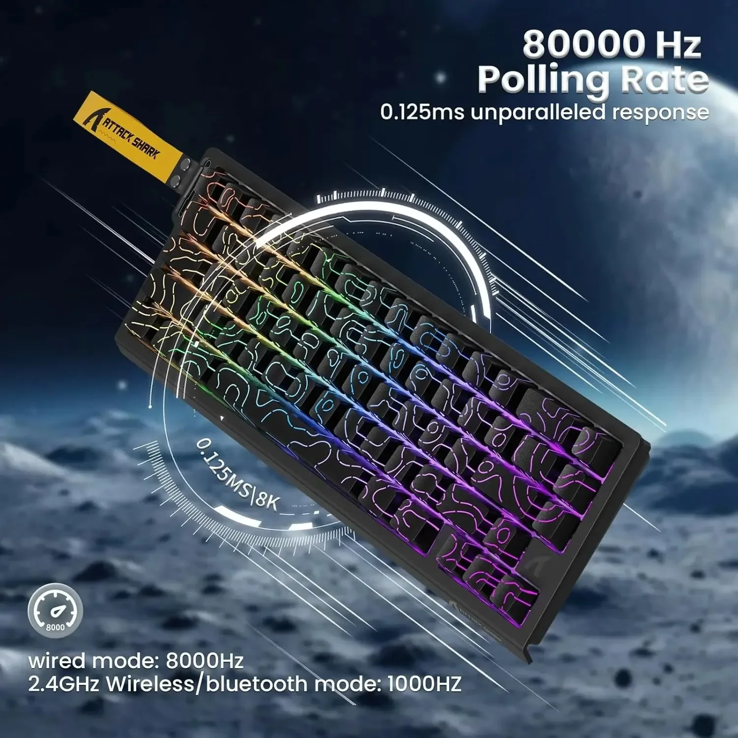 Attack Shark X68PRO HE Wireles - Keyboard Gaming Mac reseña y precio