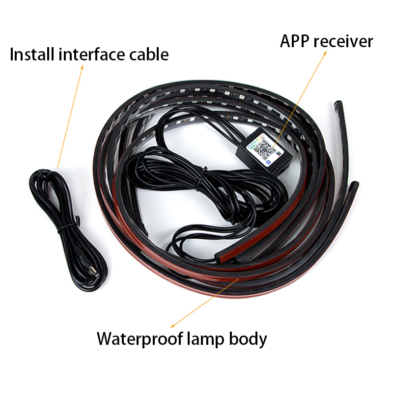 SEAMETAL Car Flexible Underglo - Rgb Underglow Strip reseña y precio