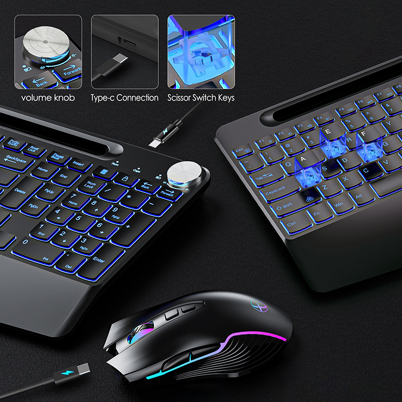 2.4G&Type-C Wireless Keyboard  - Gaming Keyboard Mouse Combo reseña y precio