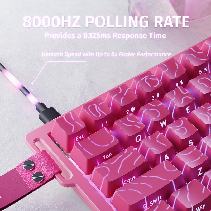 ATTACK SHARK X68 HE 8000Hz Rap - Keyboard Gaming Mac reseña y precio