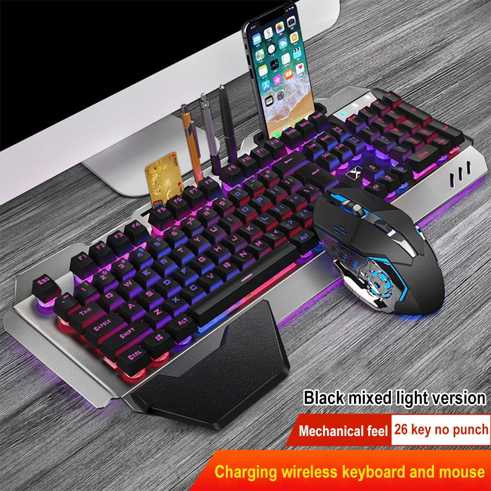 K680 Rechargeable 2.4G wireles - Gaming Keyboard Mouse Combo reseña y precio