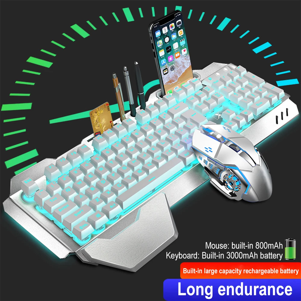 K680 Rechargeable 2.4G wireles - Gaming Keyboard Mouse Combo reseña y precio