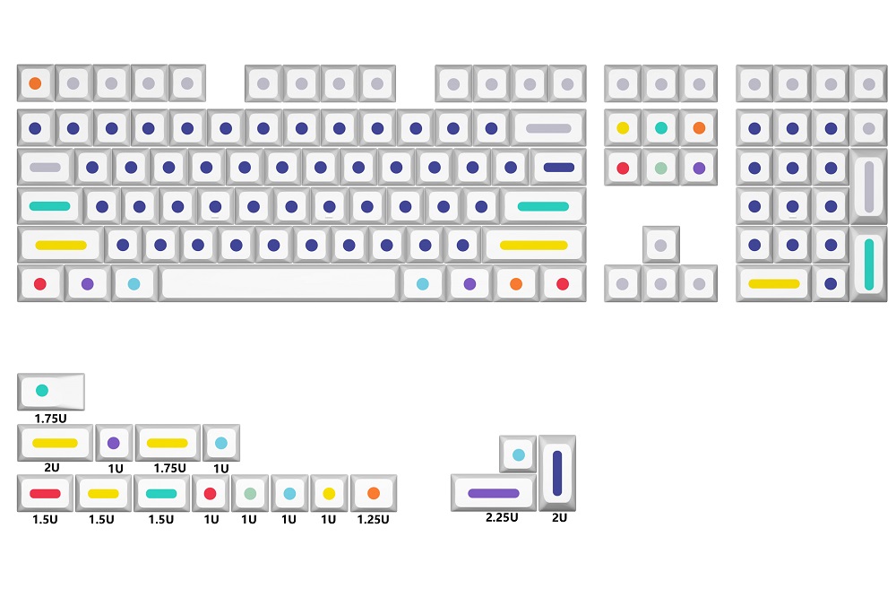 XDA V2 Dot World Dye Sub Keyca - Gaming Keyboard Tkl reseña y precio