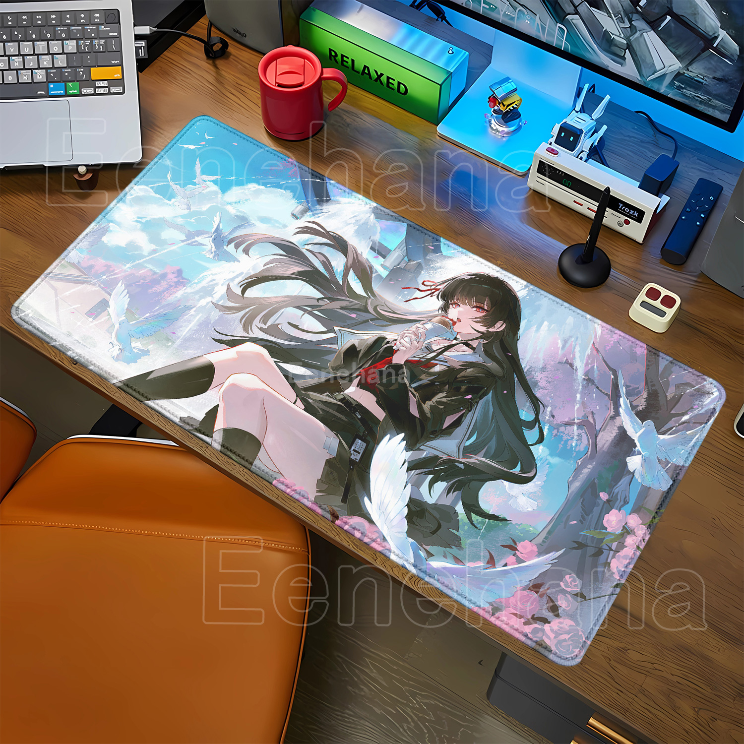 Mousepad Chisa New Role Kawaii - Gaming Keyboard Typewriter reseña y precio