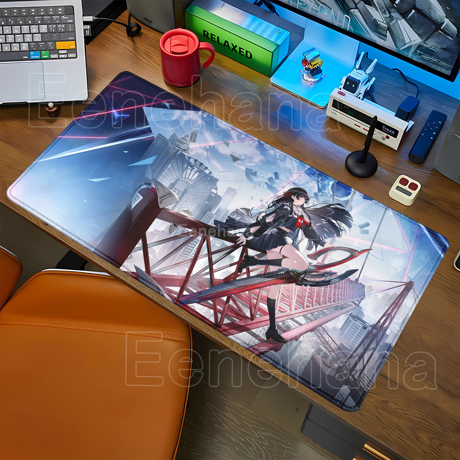 Mousepad Chisa New Role Kawaii - Gaming Keyboard Typewriter reseña y precio