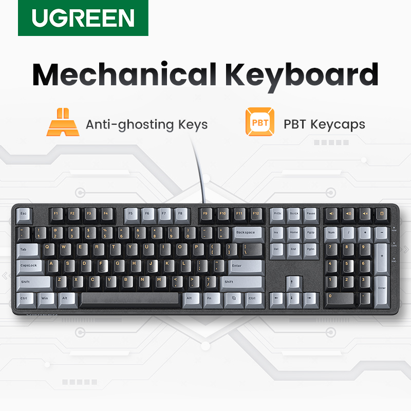 UGREEN Mechanical Keyboard 108 - Keyboard Gaming Mac reseña y precio