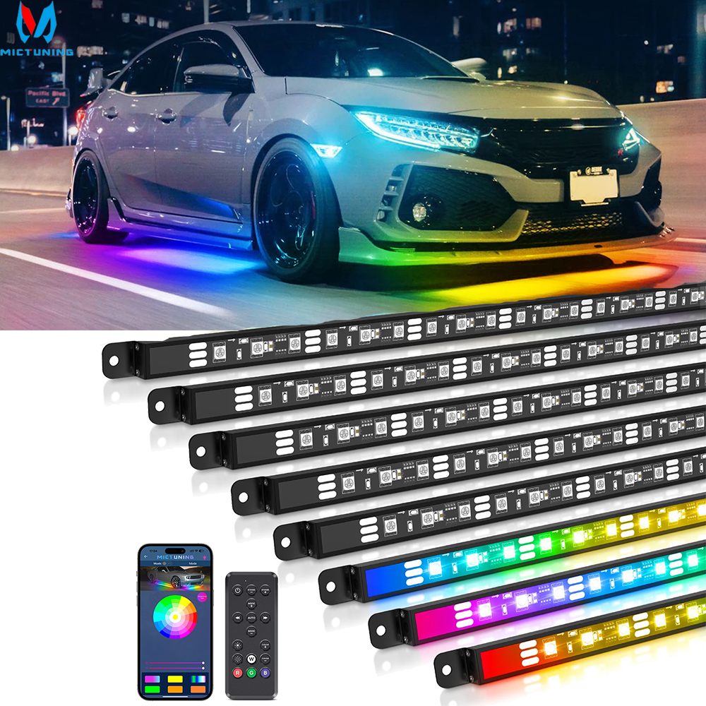 MICTUNING N8 Car Underglow Lig - Rgb Underglow Strip reseña y precio