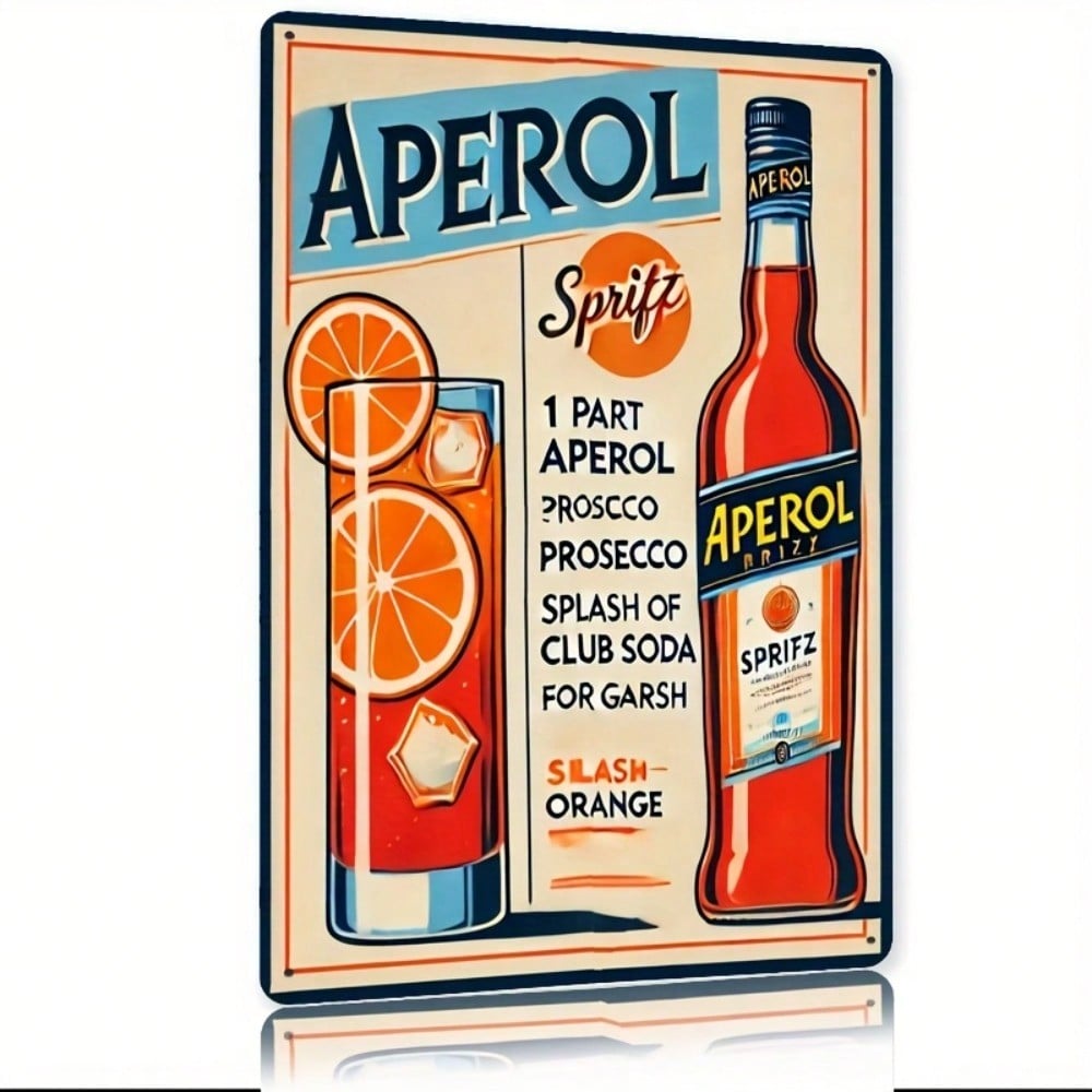 Vintage Aperol Spritz Metal Si - Brass Weight Plate reseña y precio