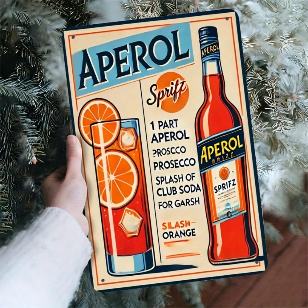 Vintage Aperol Spritz Metal Si - Brass Weight Plate reseña y precio