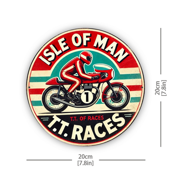 Vintage Isle of for Man TT Rac - Brass Weight Plate reseña y precio