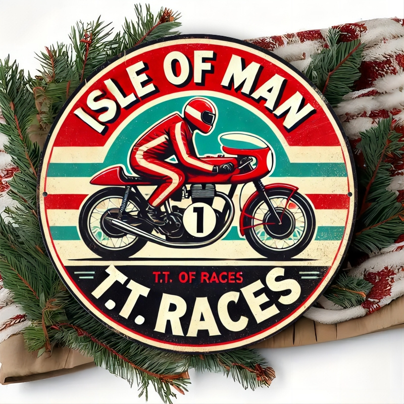 Vintage Isle of for Man TT Rac - Brass Weight Plate reseña y precio