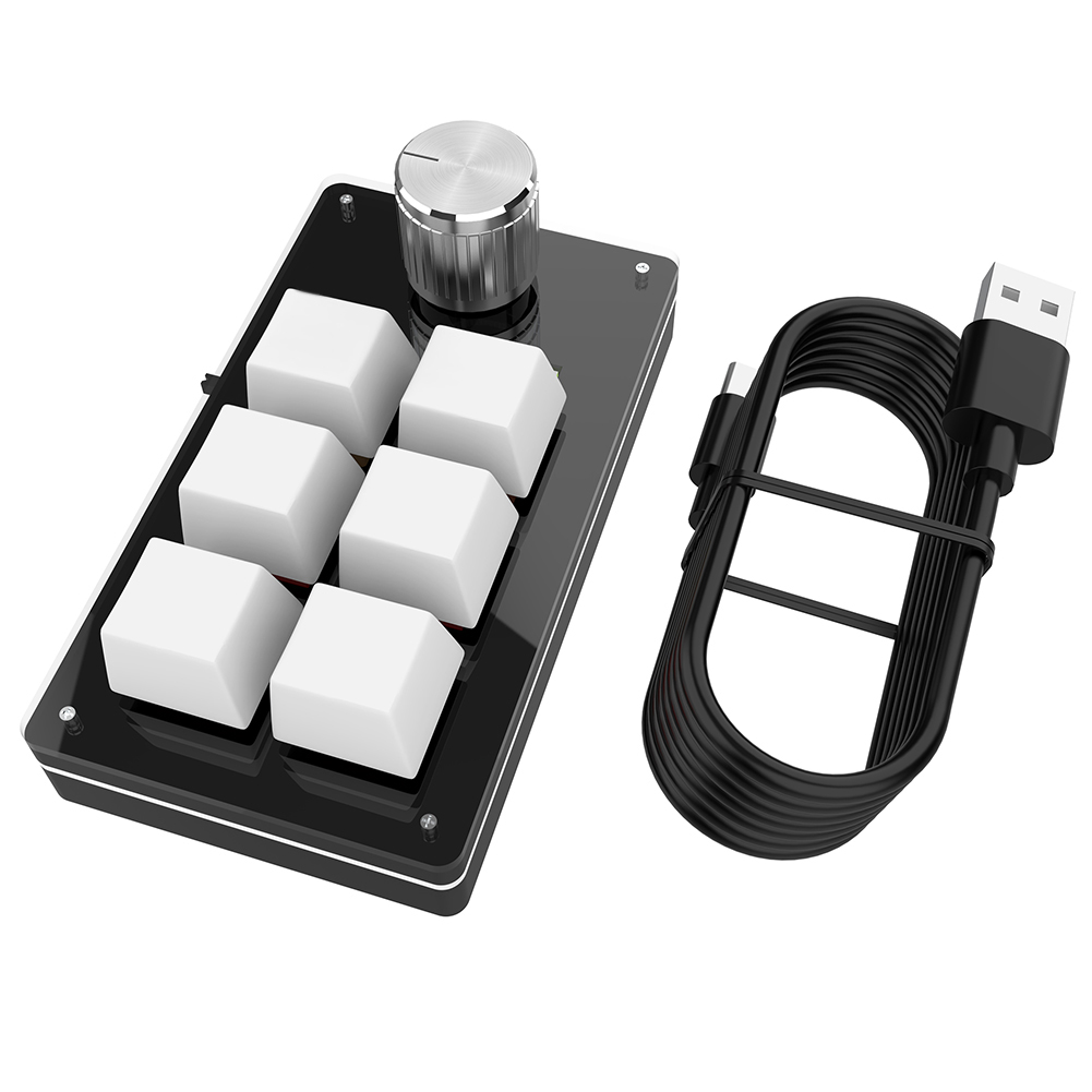 6 Key 1 Knob One Handed Mechan - Gaming Keyboard 1 Hand reseña y precio