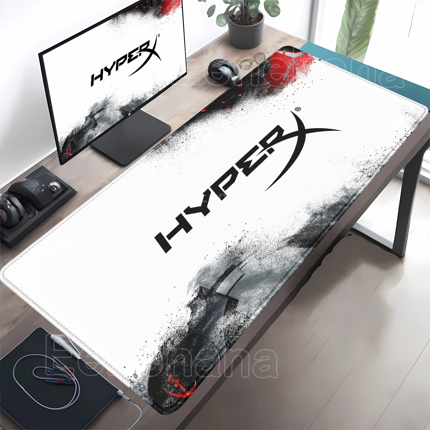 H-HyperX Mouse Pad Laptop Cool - Gaming Keyboard Hyperx reseña y precio