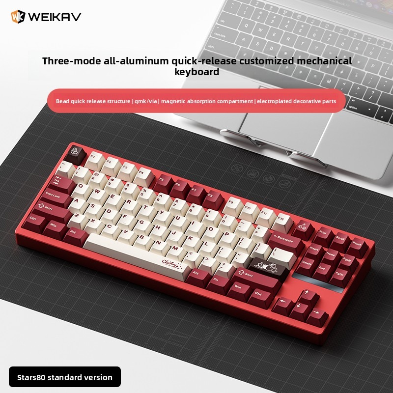 WEIKAV STARS80 TKL Mechanical  - Keyboard Gaming Mac reseña y precio