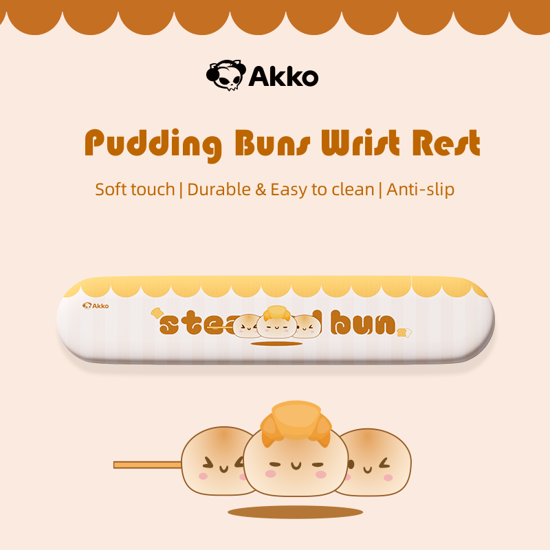 Akko Pudding Buns Keyboard Wri - Gaming Keyboard Hand reseña y precio