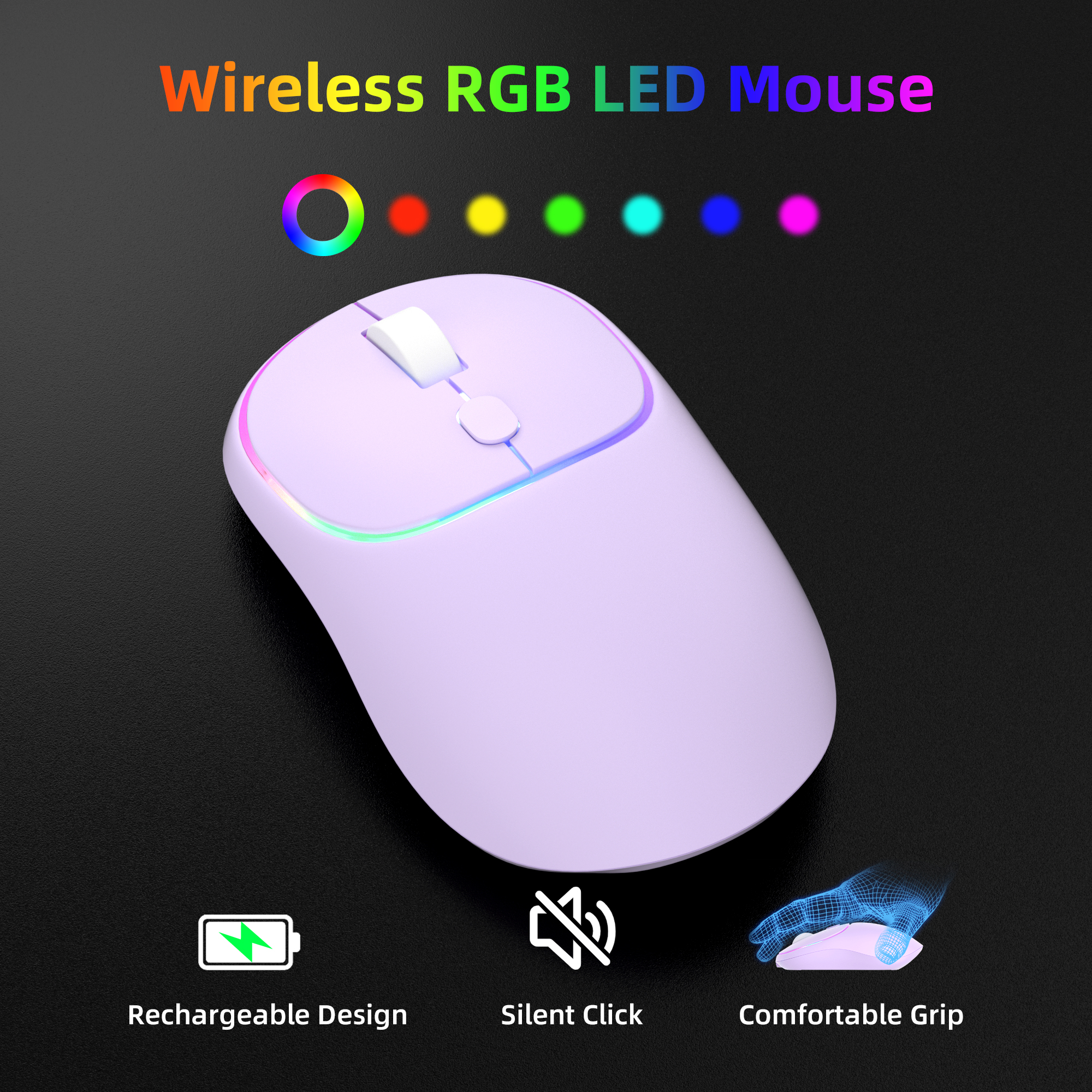 MageGee V550 Wireless Gaming K - Keyboard Gaming Transparent reseña y precio