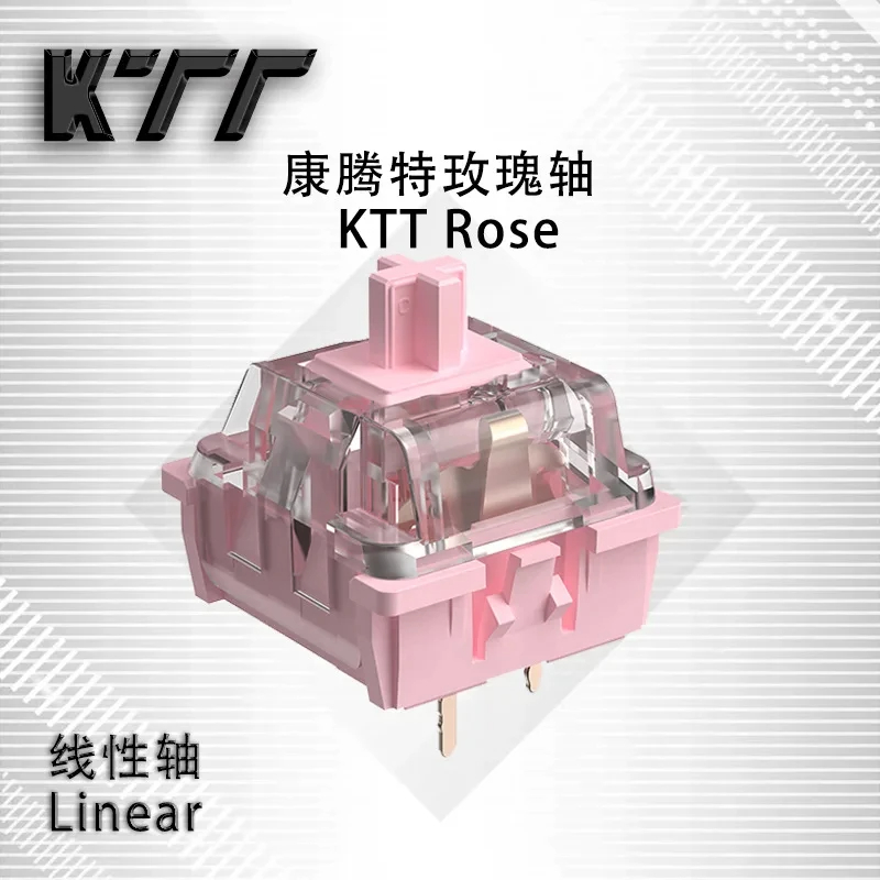 KTT Rose Switch Linear 63g 5pi - Keyboard Lube Kit reseña y precio