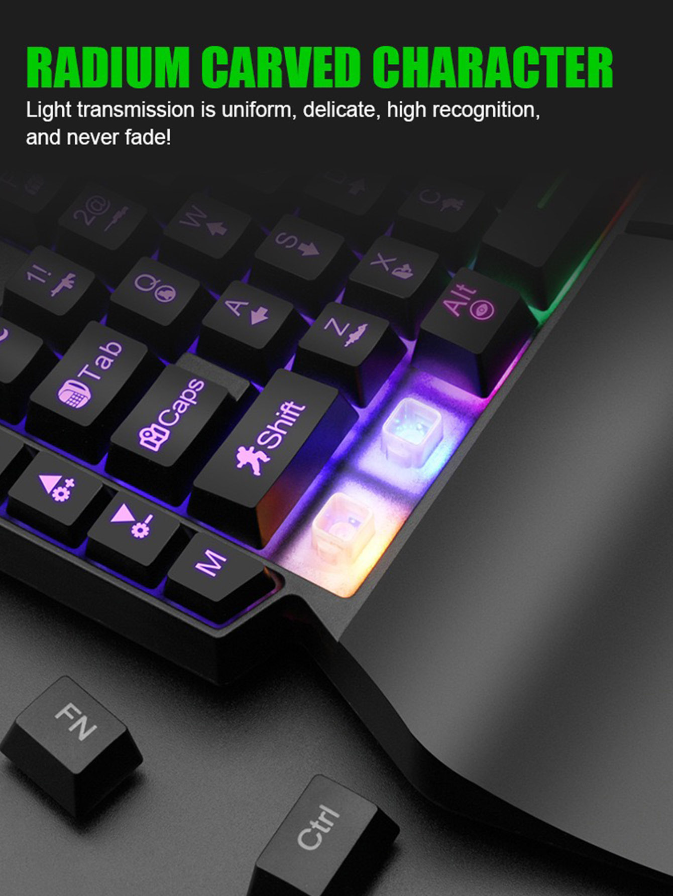 Mechanical one-handed light ga - Gaming Keyboard 1 Hand reseña y precio