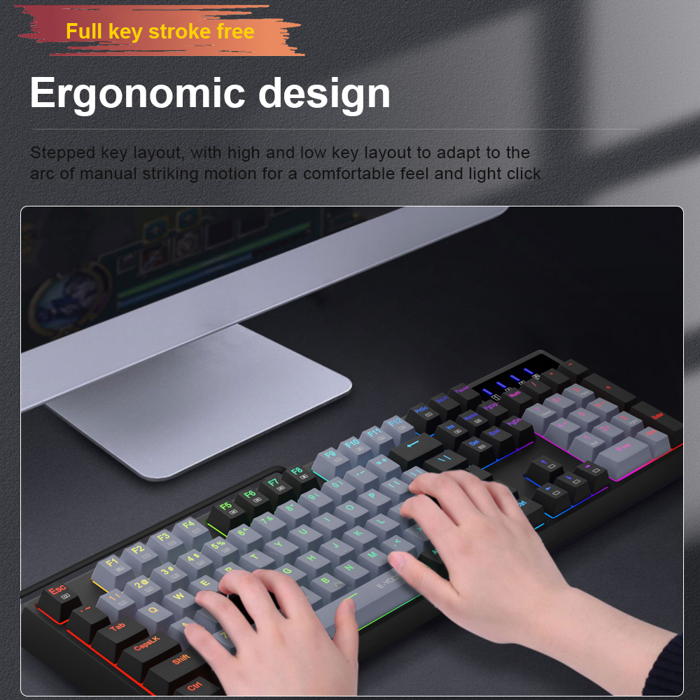 E-YOOSO Z14 RGB USB Mechanical - Gaming Keyboard E Yooso reseña y precio