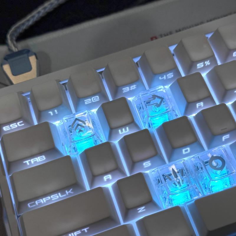 Valorant Skills Keycaps Mechan - Keyboard Gaming Transparent reseña y precio