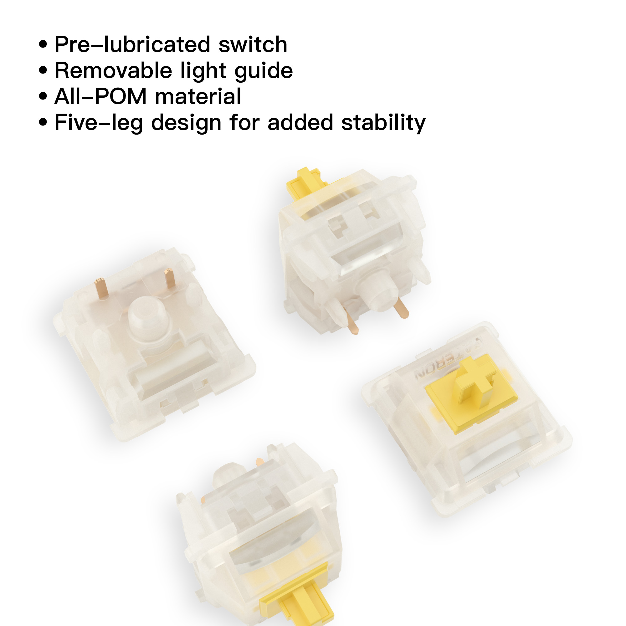 Gateron Milky Yellow Pro V3 Sw - Keyboard Lube Kit reseña y precio
